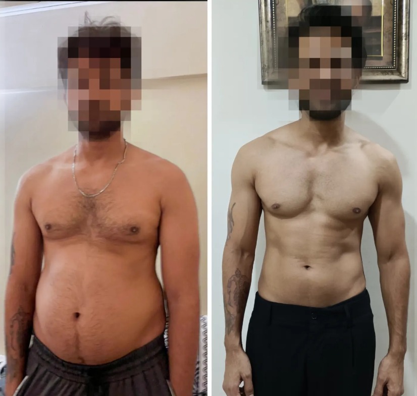 Hardik dumbbell training